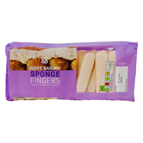 CO OP SPONGE FINGERS 125G