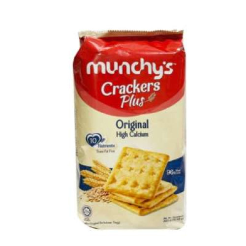 MUNCHY'S CRACKER PLUS ORI HIGH CALCIUM 300G 