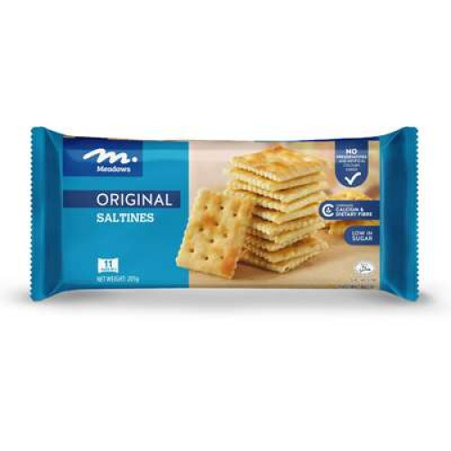 MEADOWS SALTINES ORIGINAL  205GM