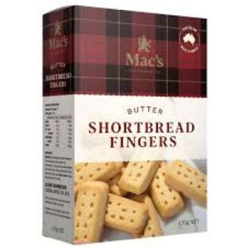 MACS CAFE ADORE SHORTBREAD FINGERS 170GM