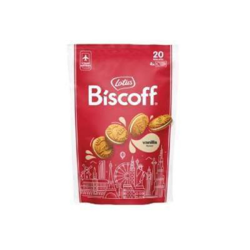 LOTUS BISCOFF SANDWICH VANILLA POUCH 200G