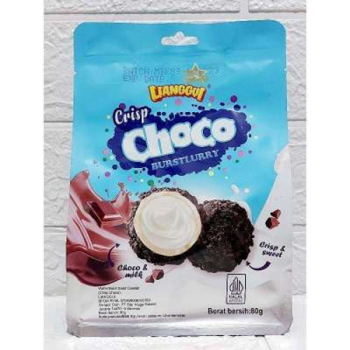 LIANGGUI CRISP CHOCO BEURSTLURRY CHOCO MILK 80G