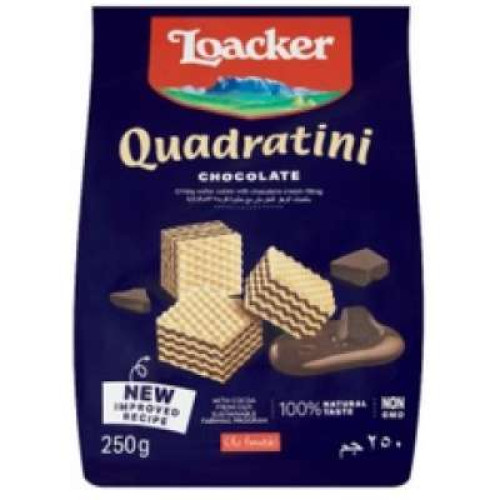 LOAKER QUADRATINI CHOCOLATE 250G EXTRA 20%