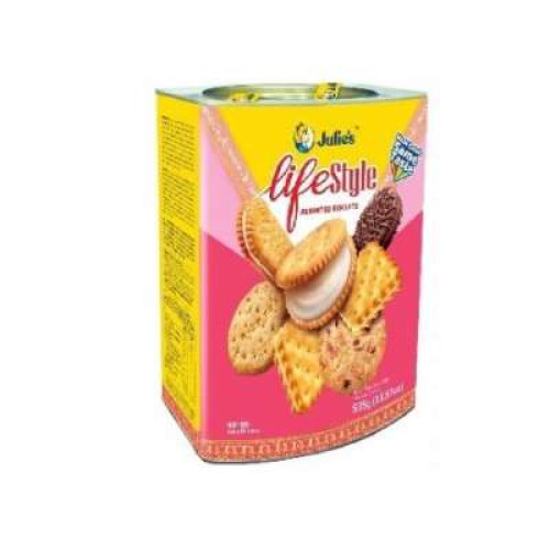 JULIE'S LIFE STYLE ASSORTED BISCUITS 535G