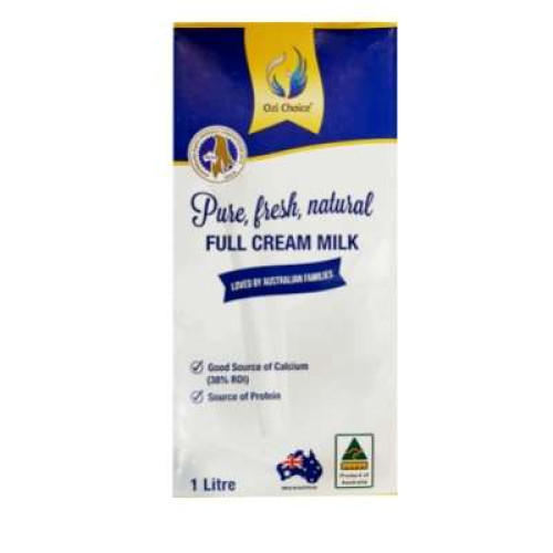 OZI CHOICE FULL CREAM MILK 1L