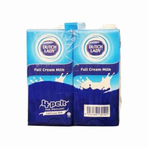 DUTCH LADY  UHT FULL CREAM  1L X 4 