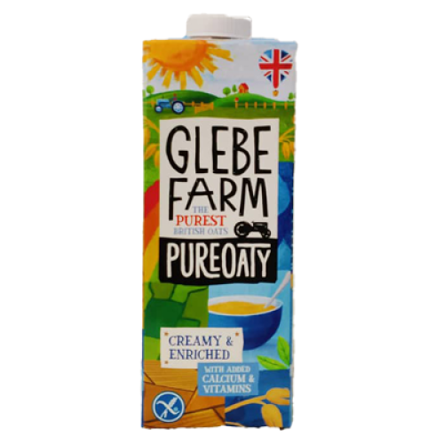 GLEBE FARM PUREOAT OAT MILK 1LTR