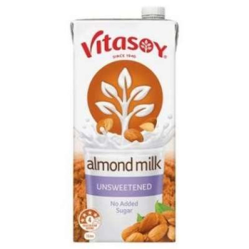 VITASOY UHT ALMOND MILK UNSWEETENED 1L