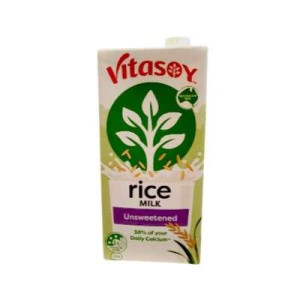 VITASOY RICE MILK UNSWEETENED UHT 1L