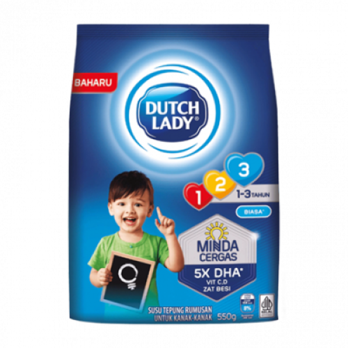 DUTCH LADY GUM 123 PLAIN 550G