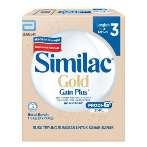 SIMILAC GOLD GAIN PLUS 1.8KG BIB ( BOX )