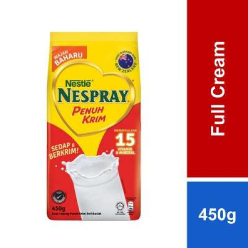 NESPRAY FULL CREAM SOFTPACK 450G