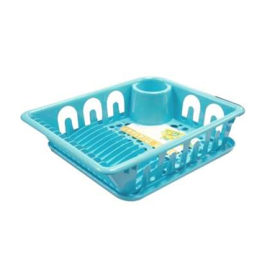 ELIANWARE E286 PLASTIC DISH DRAINER W/TRAY