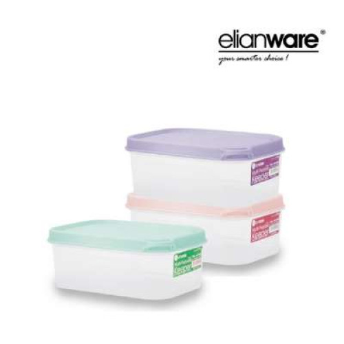 ELIANWARE E1780 PLASTIC RECT CONTAINER 1.7L