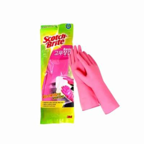 SCOTCHBRITE 3M491M RUBBER GLOVES M