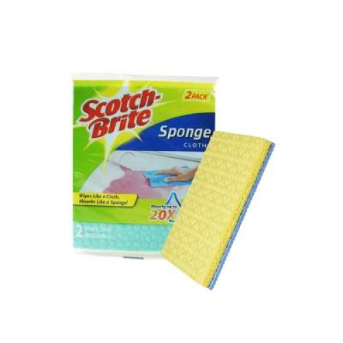 SCOTCHBRITE 3M9055 SPONGE CLOTH 2PCS