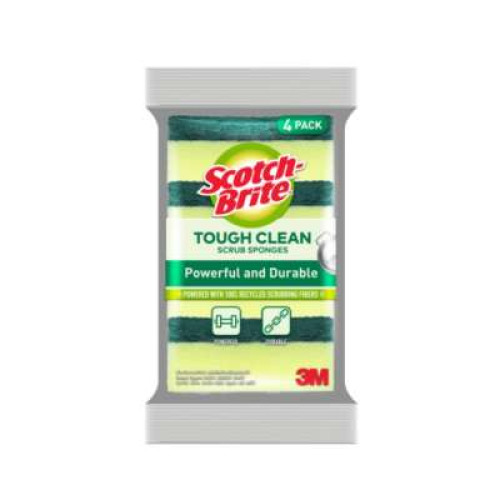 SCOTCHBRITE 21-B SCOURING SPONGE 4PCS