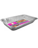 BAKEMAN BK60150 FULL SIZE ALUMM F/R PAN 2PC