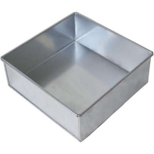 BAKEMAN BK6542 ADJ S/STEEL SQ CAKE MOULD