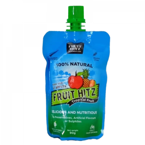 NZAP FRUIT HITZ TROPICAL FRUIT 90G