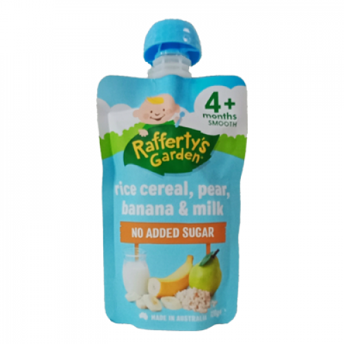 RAFFERTY GARDEN RICE C BANANA PEAR MILK 120G 