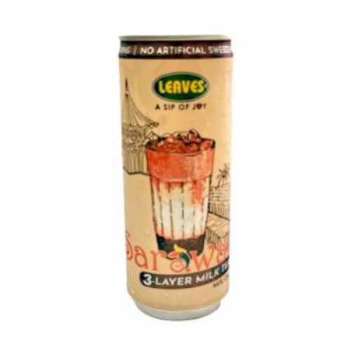 LEAVES SARAWAK 3 LAYER MILK TEA CAN 240ML