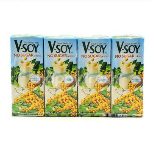 V-SOY ORIGINAL NO SUGAR 200ML*4