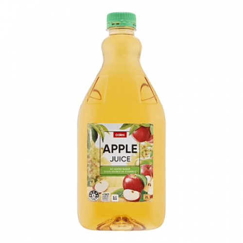 COLES APPLE JUICE 2 L