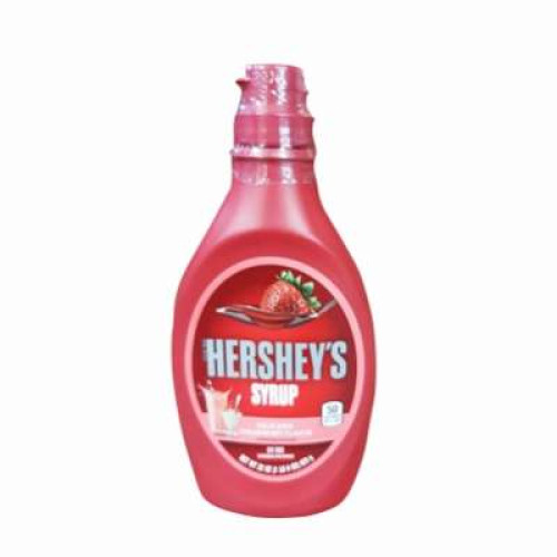 HERSHEYS SYRUP STRAWBERRY 623G