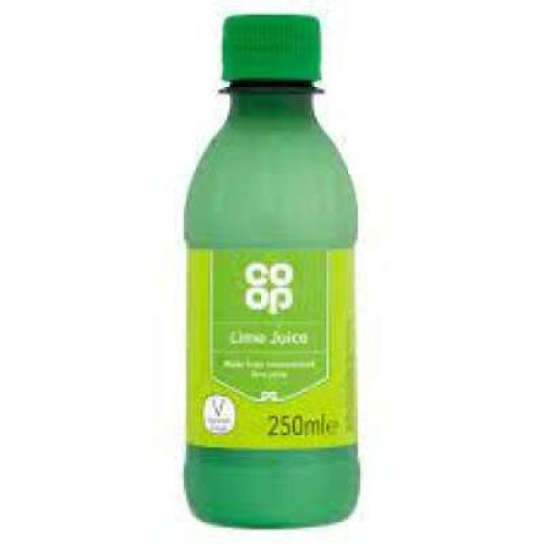 CO OP LIME JUICE 250ML