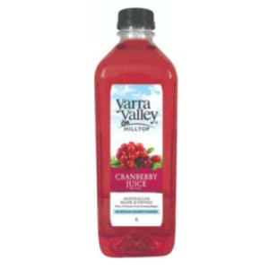 YARRA VALLEY CRANBERRY JUICE 1L YARRA VALLEY CRANBERRY JUICE 1L