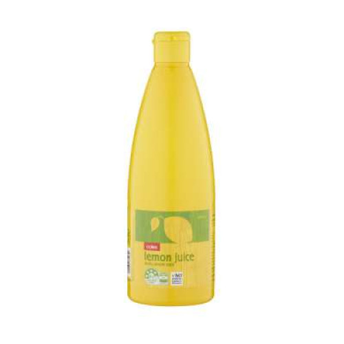 COLES LEMON JUICE 500ML