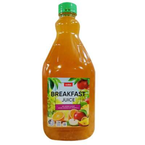 COLES BREAKFAST JUICE 2L