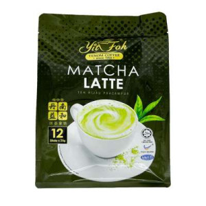 YIT FOH MATCHA LATTE COFFEE 25G X 12'S YIT FOH MATCHA LATTE COFFEE 25G X 12'S