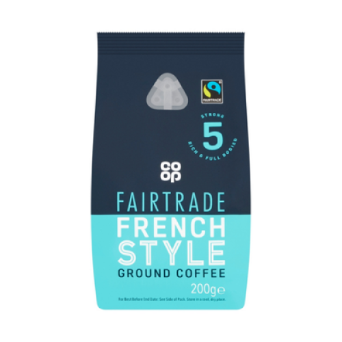 CO OP FAIRTRADE FRENCH COFFEE 200G