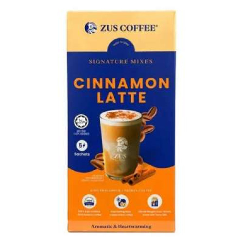 ZUS SIGNATURE MIXES COFFEE CINNAMON LATTE 5SX24G