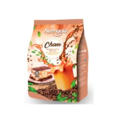 NUTRIGOLD CHAM PREMIXED COFFEE WITH TEA 30GX12'S