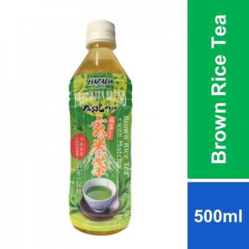 HARADA BROWN RICE TEA WITH MATCHA 500ML