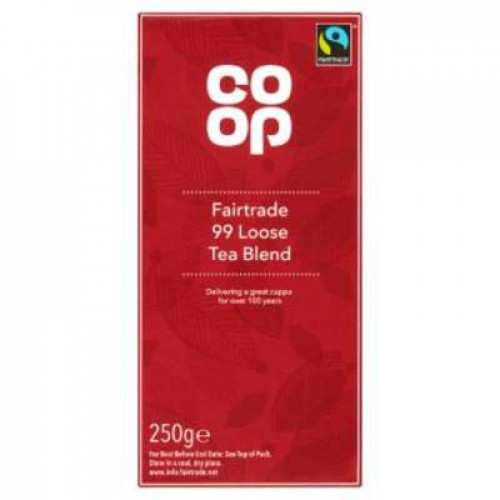 CO OP FAIRTRADE 99 LOOSE TEA 250G