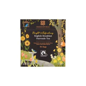 CO OP 50 FAIRTRADE ENGLISH BREAKFAST TEA 125G CO OP 50 FAIRTRADE ENGLISH BREAKFAST TEA 125G