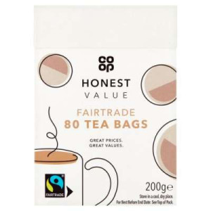 CO OP HONEST VALUE FAIRTRADE BLACK TEA 200G CO OP HONEST VALUE FAIRTRADE BLACK TEA 200G