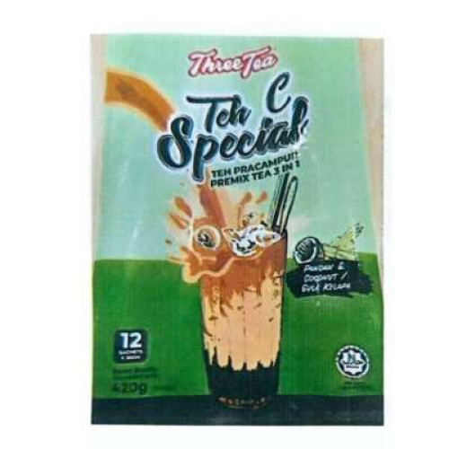 GREENLEAF THREE TEA INST.3IN1 TEH SPECIAL-PANDAN