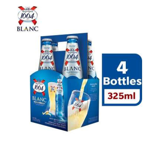 KRONENBOURG 1664 BLANC PINTS 325ML*4