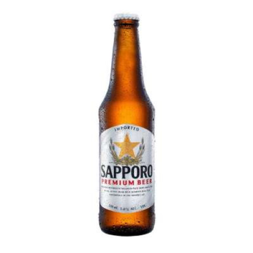 SAPPORO PREMIUM BEER BOTTLE 330ML 