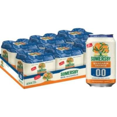 SOMERSBY MANDARIN ORANGE 0.0% 320MLx24