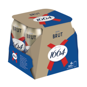 K 1664 BRUT CAN 320ML X4S