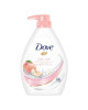 DOVE SHW-WHT PEACH 1L