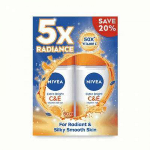 NIVEA (F) EXTRA BRIGHT C&E SPTWP@20% 50ML