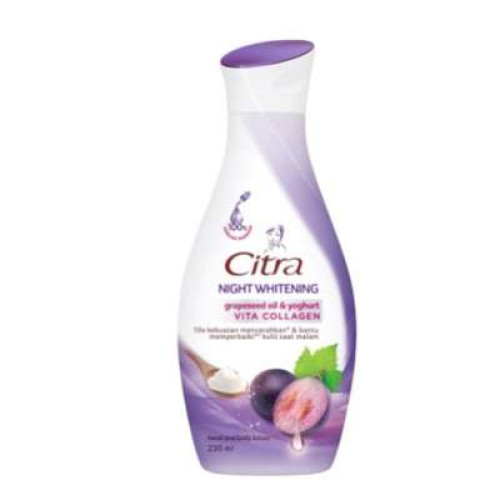 CITRA NIGHT COLLAGEN GLOW-GRAPESEED OIL & YOGURT