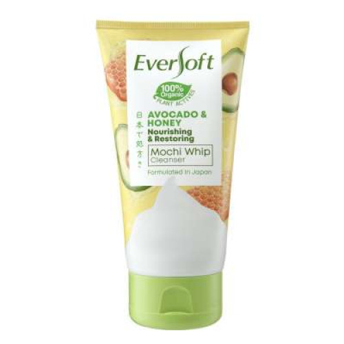 EVERSOFT AVOCADO HNY WHIP CLEANSER FOAM 120G